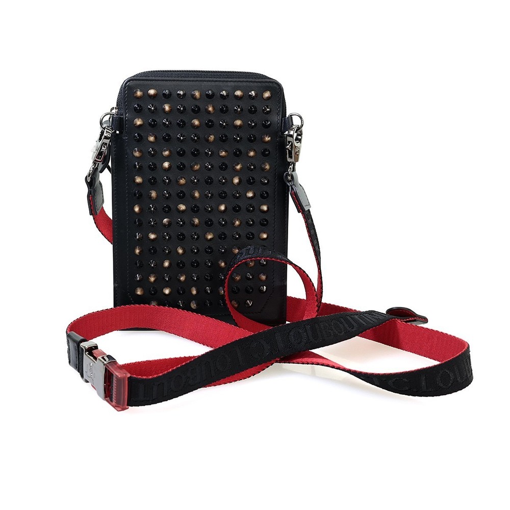 Christian Louboutin Studded Mini Shoulder Bag Black